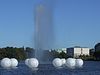 Lottokugeln auf der Alster