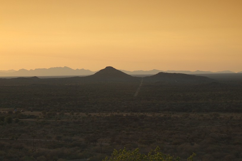 Landschaft im Abendrot