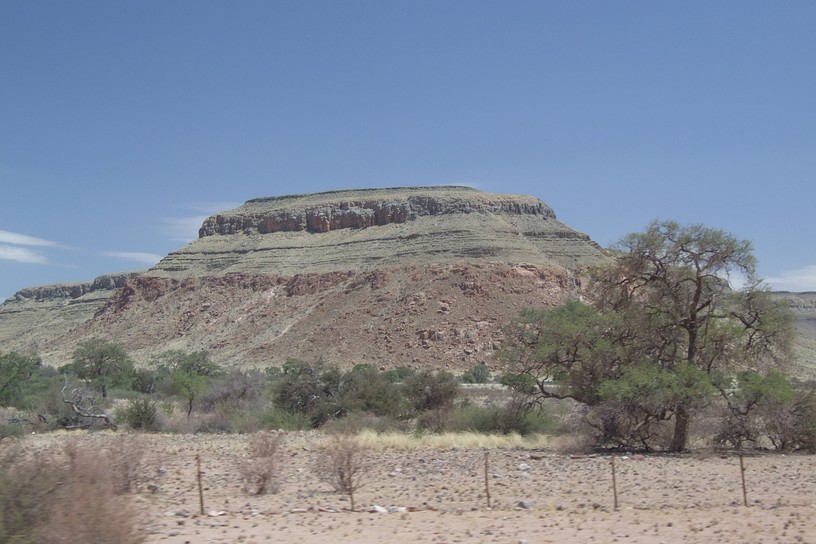 ausgewaschene Bergkuppe