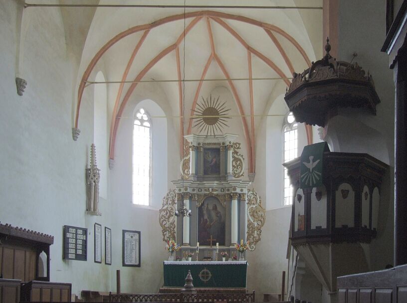 in der Kirche von Keisd
