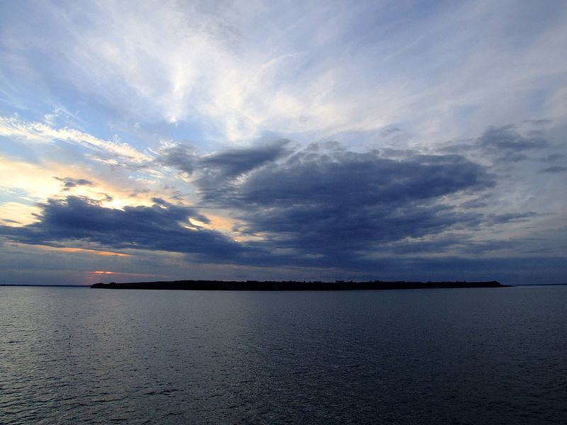 ein Sonnenuntergang am �resund