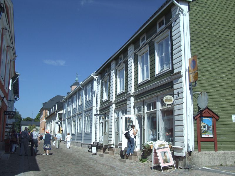 Hauptstra�e in Porvoo