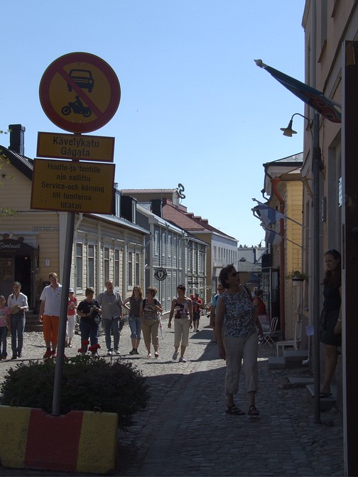 Fu�g�ngerzone in Porvoo