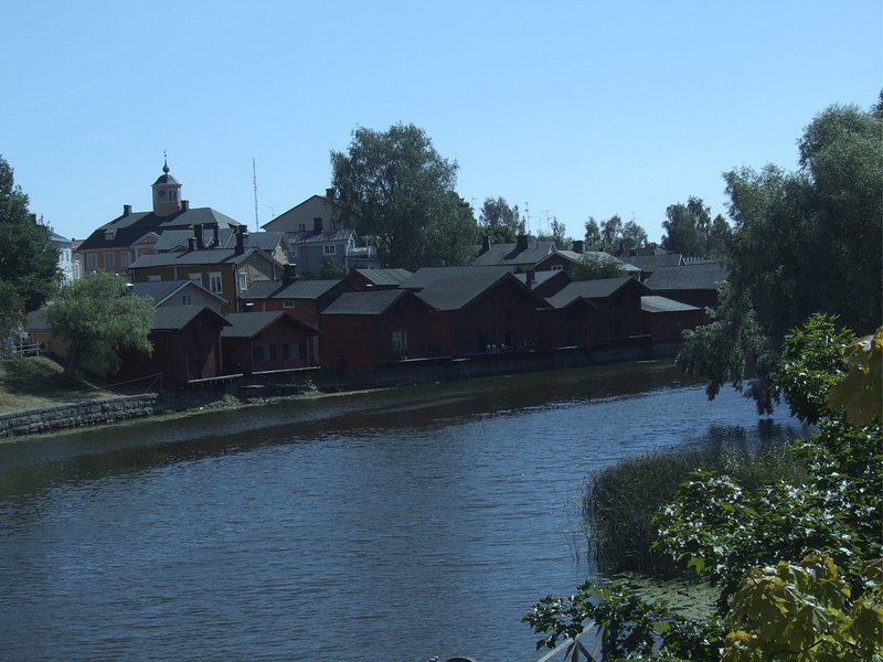 Blick auf Porvoo