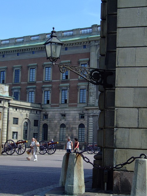 Kanonen am Kungliga slottet