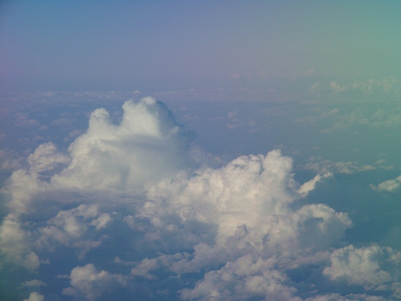 Wolken von oben