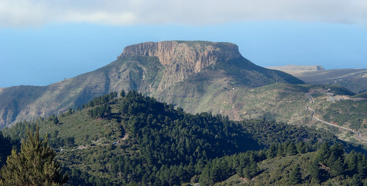 Tafelberg vom Garajonay aus