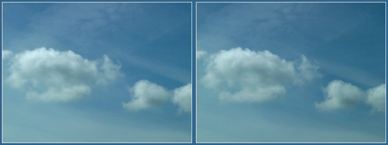 Wolken, gro�e Basis