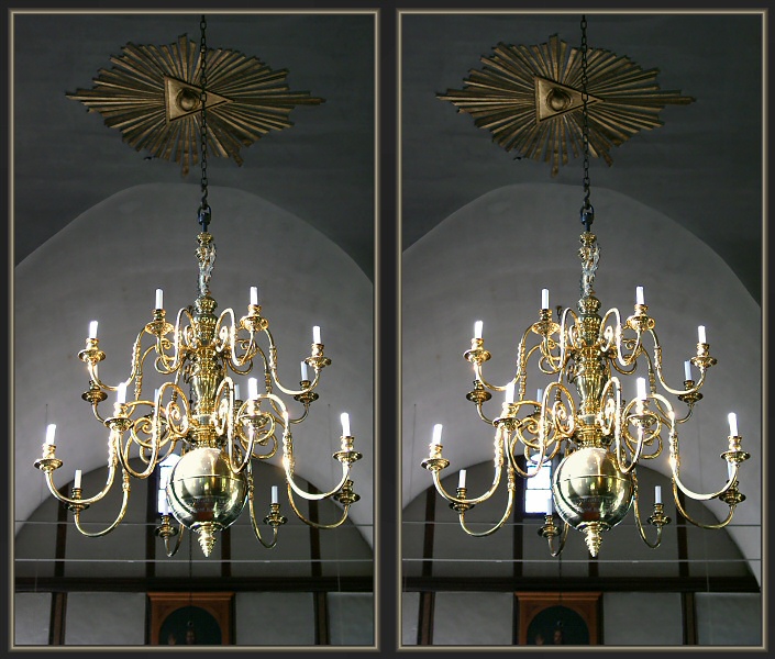 Kronleuchter Kirche Curslack