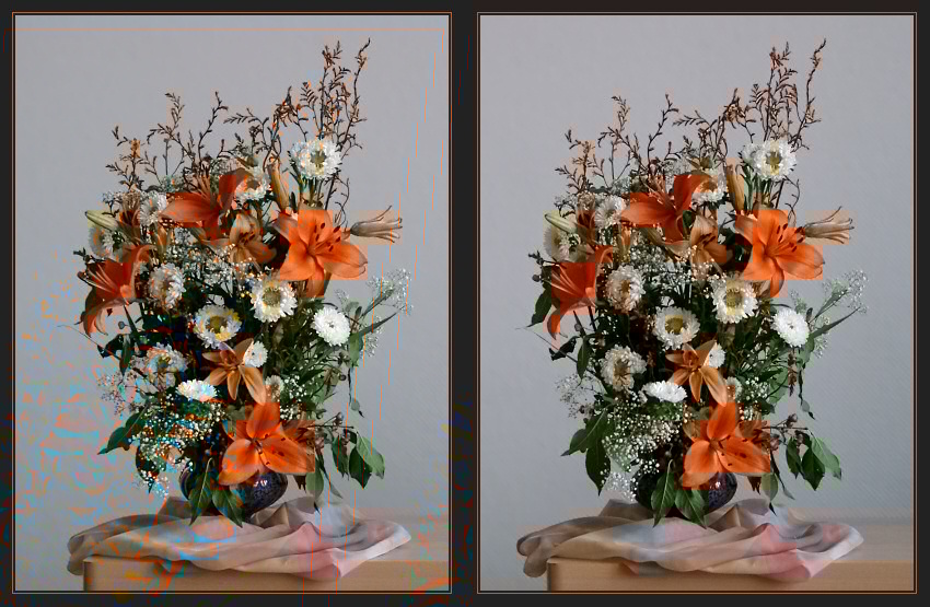 Blumenstrau� orange