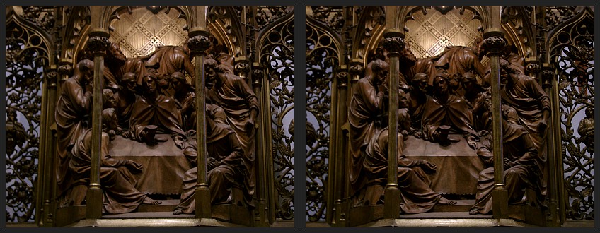 Holzaltar in der Thomaskirche