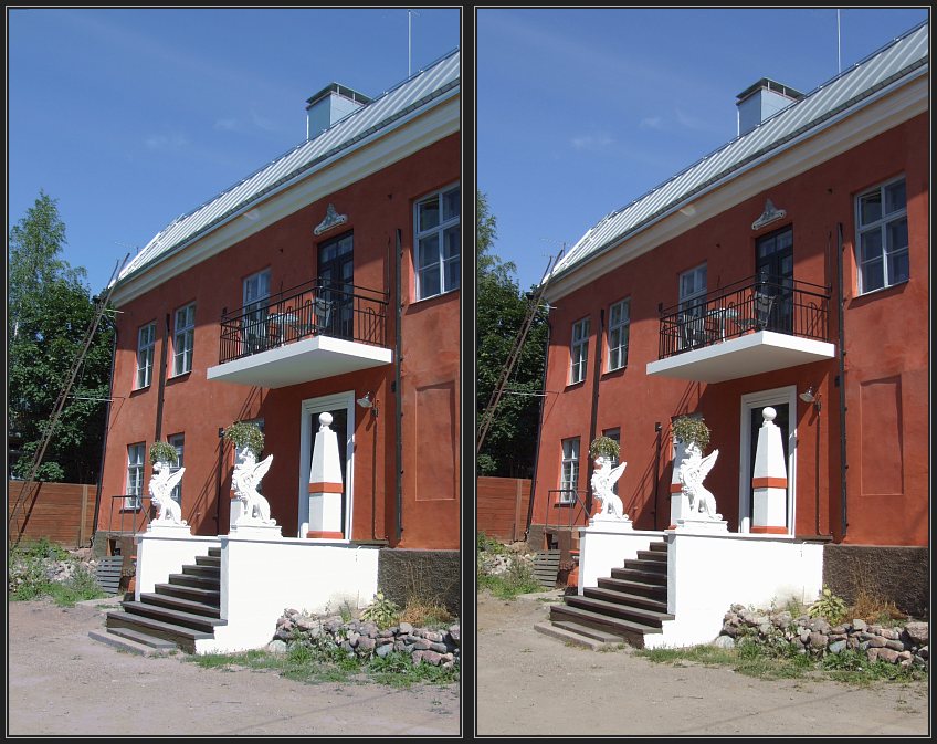 rotes Haus in Porvoo
