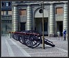 Kanonen am Stockholmer Schloss