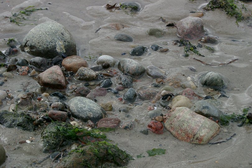 Steine am Strand